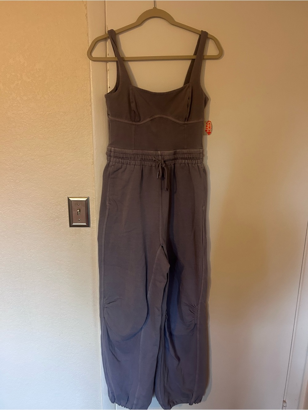 NWT- Free People Gray Lavender Sleeveless Jumpsuit Romper